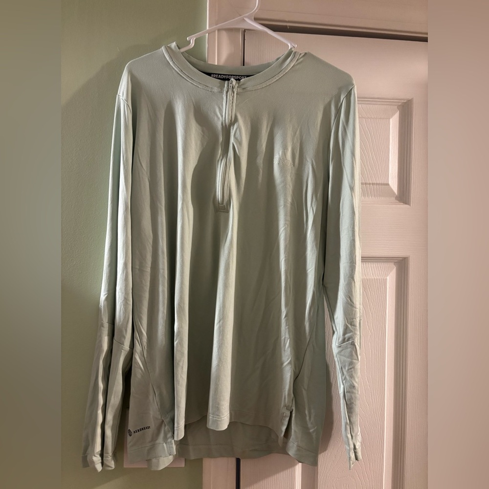 Mens Adidas Long Sleeve 1/4 Zip